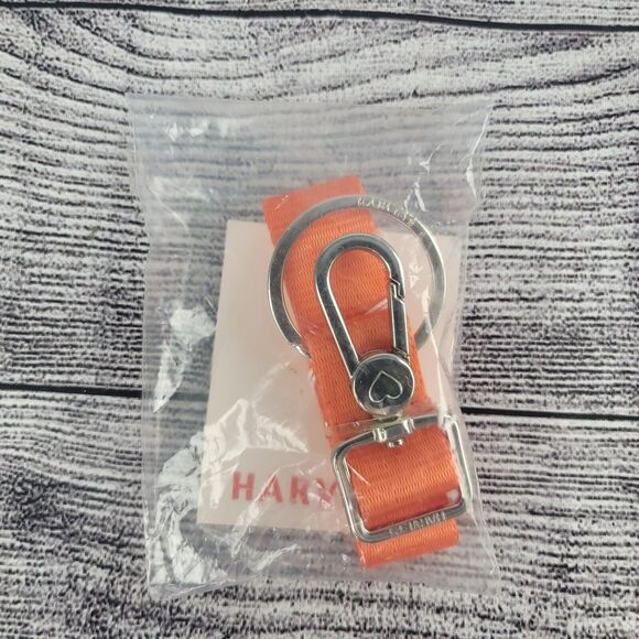 NIP NWT Harveys Seatbelt Orange CNG Click ‘N Go Keychain - Picture 1 of 2